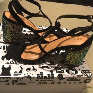 Multi glitter heel!!